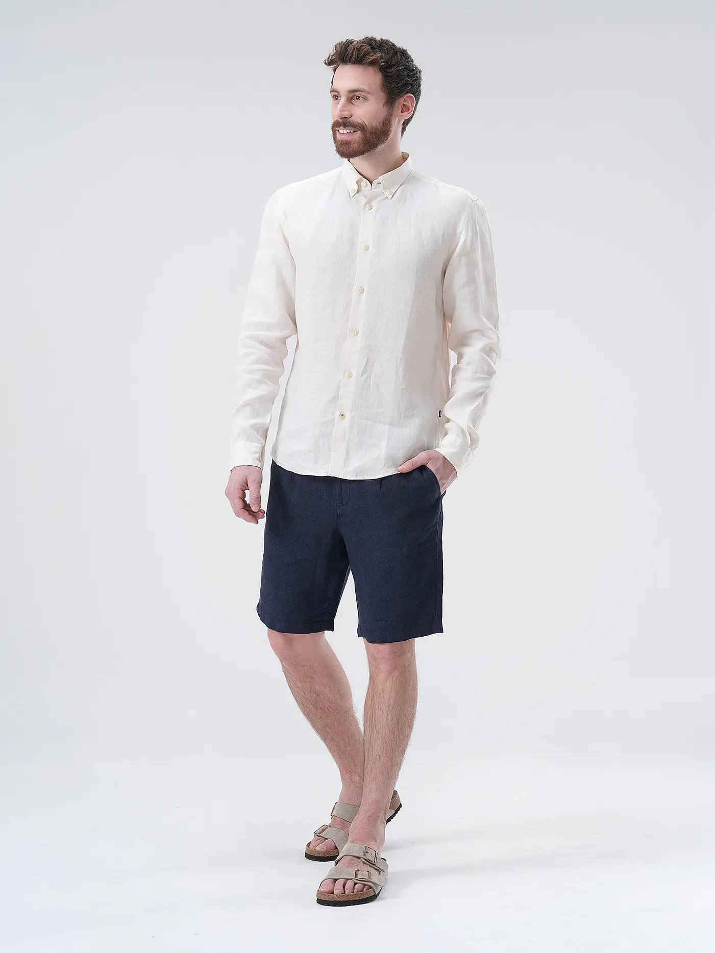 KNOWLEDGE COTTON APPAREL | Shorts FIG | blau